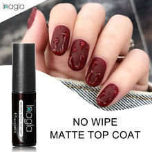 Inagla 5ml No Wipe Matte Top Coat Nail Style Nail Tips Nail Gel Polish Matte Top Coat Soak Off Manicure Nail Art Gel Varnish 2024 - buy cheap