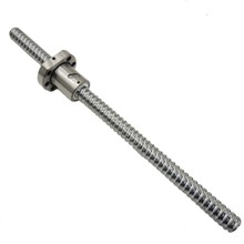 SFU1605 200 250 300 350 400 450 500 550 600 650 700 800mm rolled ball screw C7 with 1605 flange single ball nut CNC part RM1605 2024 - buy cheap