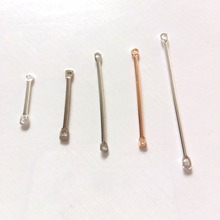 Hot 200pcs 1.5/2.0/3.0/4.0cm Double Hole Connection Rod Charms Diy Fashion Handmade Ear Jewelry Materials And Accessories 2024 - buy cheap