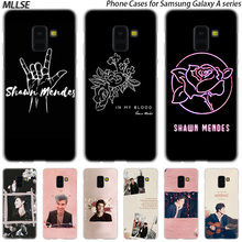 Жесткий чехол MLLSE Shawn Mendes pink art для Samsung Galaxy A10 A20 A30 A40 A50 A70 A20E A2 CORE M10 M20 M30 Модный чехол 2024 - купить недорого