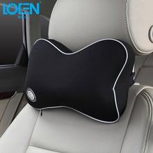 LOEN Car Pillow Neck Support Back Butterfly Headrest Universal For Toyota 0 Bmw Jeep Dodge Bens 1PC Memory Foam 2024 - buy cheap