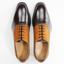 Men Dress Leather Shoes Carved Goodyear Leisure Oxfords Men Genuine leather 2024 - buy cheap