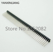 10 pcs Pitch 2.54mm 2X40 Pin 80 Pin Male Pin Header Strip Straight Length 17mm 2024 - buy cheap