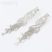 YFJEWE серебряные цветные Кристальные круглые висячие серьги с камнями для женщин Свадебные Brincos E240 2024 - купить недорого