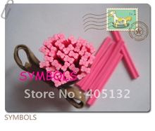 _ Бесплатная доставка 100 шт. 5 мм розовый лук, полимерная глина, трость, необычный дизайн ногтей, полимерная глина, трость 2024 - купить недорого