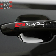 Наклейки и наклейки на дверные ручки, Стайлинг автомобиля для Mitsubishi ASX Outlander Lancer Colt Evolution Pajero Eclipse Grandis Zinger 2024 - купить недорого