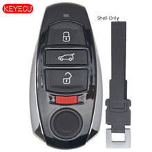 Keyecu Smart Remote Key Shell Case Fob 4 Button Replacement for Volkswagen Touareg 2011-2016 2024 - buy cheap