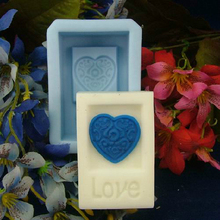 New arrival !!! Love pattern silicone soap mold , cake mold , silicone mold , decorating cake tools 2024 - buy cheap