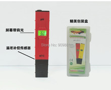 Digital LCD Monitor Pen PH Meter Tester Water  Aquarium Tester Pen Type pH Meter With Temperature Compensation 20pcs/lot EMS 2024 - buy cheap