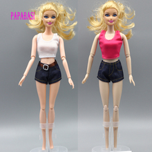 1pcs vest+shorts trousers For 1/6 Barbies Doll Clothes Trousers lifestyle Suit windbreaker dolls toy Clothes 2024 - buy cheap