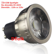 Foco LED superbrillante y regulable, luz blanca cálida y fría, GU10 COB, 9W, 12W, 15W, Bombilla led para lámpara, AC110V, 220V, 10 Uds. 2024 - compra barato