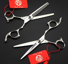 TOPPEST 6 Inch Silvery Hairdressing Scissors With Bag JP 440C 62HRC Home & Salon Cutting Scissors Thinning Shears Hair Scissors 2024 - buy cheap