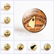 5Pcs/lot Vintage Ouija Board Round Photo Glass Cabochons 25 Mm for Pendant Making Halloween Horror Accessories 2024 - buy cheap