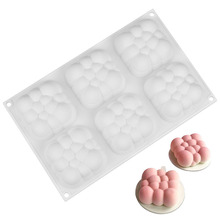DAISUHOOM 6 Cavity 3D Sky Cloud Silicone Cake Baking Mold for Chocolate Dessert Mousse Bakeware Pan Pastry Decorating Tools 2024 - buy cheap