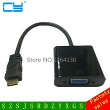 1set HD 1080P HDMI-compatible Converter Cable Mini HDMI to VGA Adapter for Xbox 360 PS3 PS4 HDTV PC Laptop DVD Camera 2024 - buy cheap