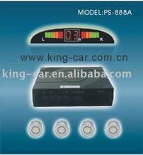 12Voltage 4 ultrasonic waterproof reverse sensor wired LED buzzer alart display car parking sensor   PS-888-A 2024 - купить недорого