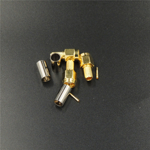 Adaptador li-sma conector coaxial rf, conector macho para rg58, rg142, lmr195, rg400, 100 peças 2024 - compre barato