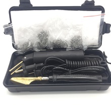 Carro amortecedor kit de reparo quente grampeador plástico reparação kit plástico máquina solda + 200 pçs grampeador ferro alisamento 2024 - compre barato