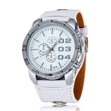 Women Watches 2022 New Stylish Casual Big Dial Analog Quartz Wristwatch White Leather Watchband Sports Clock relojes para mujer 2024 - buy cheap