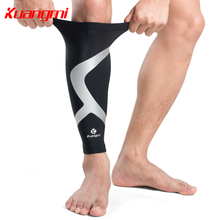 Kuangmi 1 PC Compression Sleeve Betis Calf Support Calf Warmer Shin Guard Shin Splint Sleeve Leg Protector Cycling Football Sock 2024 - buy cheap