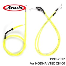 Arashi para HONDA VTEC 400 CB400 1999 - 2012 Cable de acelerador de motocicleta embrague, Cable de alambre de acero de VTEC400 VTEC-400 2002 de 2003 a 2004 2024 - compra barato