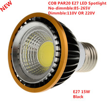 20pcs New PAR20 COB dimmable E27 LED Spot Light 15W par20 Bulb Lamp Warm White/Cool White/PureWhite Spotlight Downlight Lighting 2024 - buy cheap