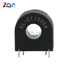 Transformador de corriente en miniatura, 5 uds., DL-CT1005A, 10A/5mA, núcleo de desgaste, tipo AC 2024 - compra barato