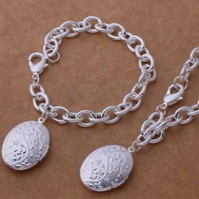 wholesale High quality silver plated Fashion jewelry  necklace   bracelet  WT-391 2024 - buy cheap