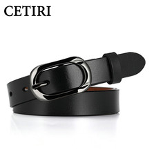 CETIRI-Cinturón de lujo de alta calidad para mujer, correa de cintura de cuero genuino, top con hebilla para mujer, cinturón para mujer 2018 2024 - compra barato