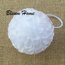 Bleum Home 2pcs girls present Headwear spherical lace flower Elastic Hair Bands Accessories Ponytail Holder Rubber Bands Ropes 2024 - buy cheap