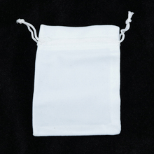 Bolsa de terciopelo blanco de 9x12cm, bolsa pequeña de almacenamiento para regalos de dulces de boda, embalaje de joyería, con cordón, 100 unids/lote, gran oferta 2024 - compra barato