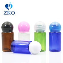 1pcs 10ml Colour Plastic Bottles with Multicolor Round Ball Screw Cap Free Shipping Bottle Travel Refillable Cosmetic Container 2024 - buy cheap