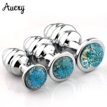 AUEXY Stainless Steel Butt Plug Metal Buttplug Korek Analny Thread Analplug Plugue Anal Sex Toys for Woman Men Gay Anale Sextoys 2024 - buy cheap