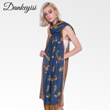 DANKEYISI Neck Scarves Women Tube Scarf Female Big Shawls And Wraps Lady Pashmina Long Head Scarves Hijab Stoles 2018 2024 - buy cheap