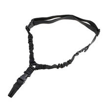 Heavy Tactical One 1 American Single Point Sling Adjustable Bungee Rifle Shoulder strap length gun rope military nylon sling 2024 - buy cheap