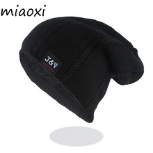 Gorro de lana para hombre y mujer, gorro de punto con letras, suave, para exteriores, Unisex 2024 - compra barato