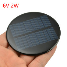 6V 2W 70mA/5.5V 50mA Solar Panel Power 10pc DIY Mini Polycrystalline Silicon Solar Cell Module Solar Panel Epoxy Board  67/80MM 2024 - buy cheap