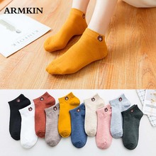 ARMKIN Summer women socks Cartoon Animal Litter Bear ankle socks Casual Cotton Thin socks Cute Kawaii japanese socks women 2024 - buy cheap