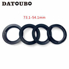DATOUBO 4 pcs/lots,black plastic material car wheel 73.1mm-54.1mm hub centric rings,car accessories. Retail price. 2024 - buy cheap