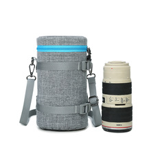 Duluda-bolsa para lente de câmera, portátil, acolchoada e grossa, resistente à água, durável, para canon, nikon, sony, dslr 2024 - compre barato
