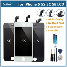 For iPhone 5S LCD Display Touch Digitizer for iPhone 5 LCD Screen iPhone 5S Mobile Phone Parts Display Assembly For iPhone 5C SE 2024 - buy cheap
