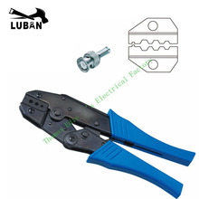 Herramienta de prensado de trinquete estilo EUROP para prensado de cables coaxiales, alicates de manos, herramientas múltiples 2024 - compra barato