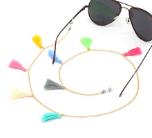 Womens Colorful Tassel Glasses Chain Eyeglass Sunglasses Reading Cord Holder neck strap Rope 2024 - buy cheap