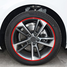Car Styling Wheel Sticker Reflective Rim Tape for VW polo passat b6 Mazda 3 6 cx-5 Toyota corolla Ford focus 2 Car Accessories 2024 - buy cheap