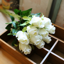 6 Colores 1 UNID Hermosa Flor De Seda Artificial Rose Fake Flor Arreglo Floral de La Boda Decoración Del Hogar 2024 - compra barato