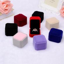 Velvet Engagement Wedding Earring Ring Pendant Jewelry Display Box Gift Case hot 2024 - buy cheap