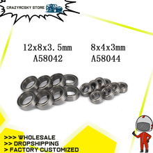 8pcs 12x8x3.5mm/8x4x3mm Steel Shield Ball Bearing For 1/18 Wltoys a959 a969 a979 k929 Upgraded Hop-Up  Rc Hobby Model Car Parts 2024 - buy cheap