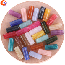 Cordial Design 470pcs/lot 8*20MM Jewelry Accessories Cylindrical Shape Acrylic Marble Effect Beads For Hand Made Jewelry Making 2024 - buy cheap