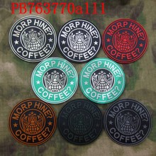 3D PVC patch Coffee Tactical Morale Rubber patch 2024 - buy cheap