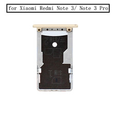 for Xiaomi Redmi Note 3/ Note 3 Pro Prime Card Tray Holder Nano SIM Card Micro SD Card Slot Adapter Repair Spare Parts Black 2024 - buy cheap